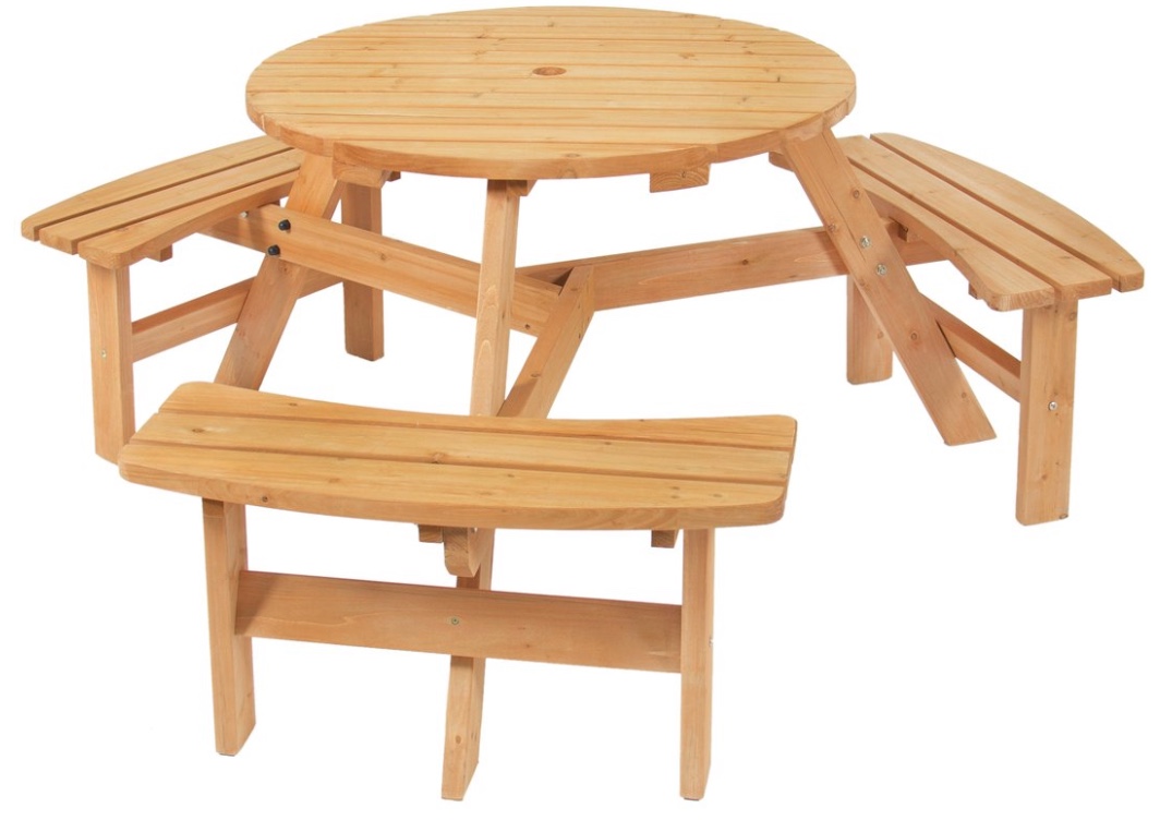 picnic tables